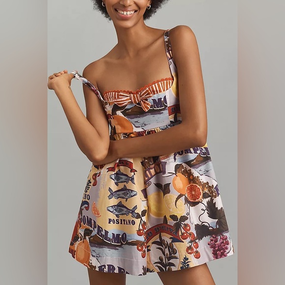 Maeve Layered Bustier Romper - Picture 2 of 6